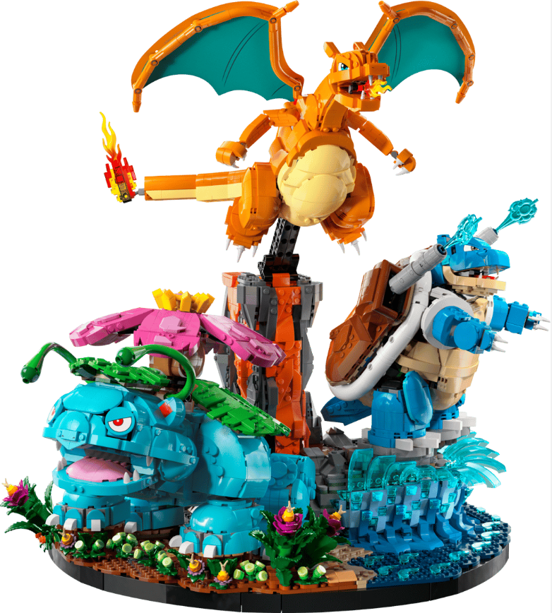 LEGO Pokémon Venusaur, Charizard og Blastoise 72153