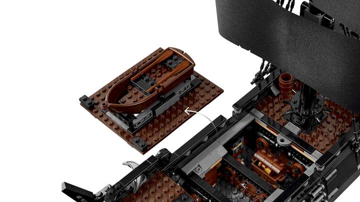 LEGO Icons Kaptein Jack Sparrows piratskip 10365