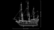 LEGO Icons Kaptein Jack Sparrows piratskip 10365