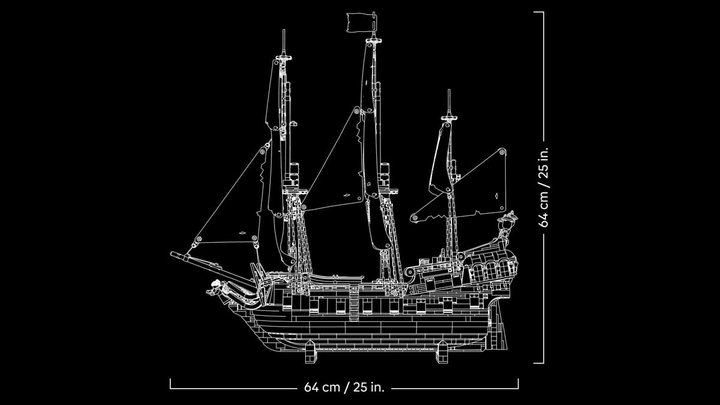 LEGO Icons Kaptein Jack Sparrows piratskip 10365