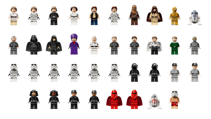 Death Star – alla 38 minifigurer